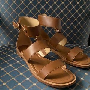 Michael Kors Amos Leather Gladiator Sandal